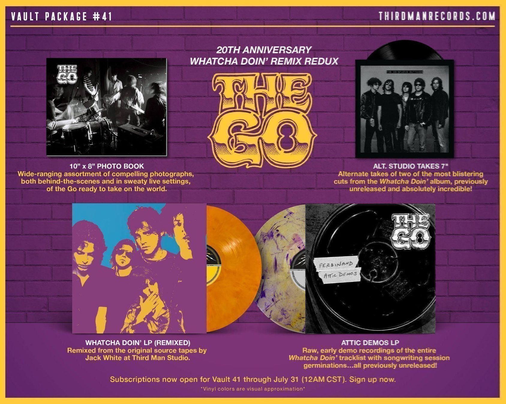 Vinyles: The Go – Neuf avec emballage d'origine à Cortaillod par signep