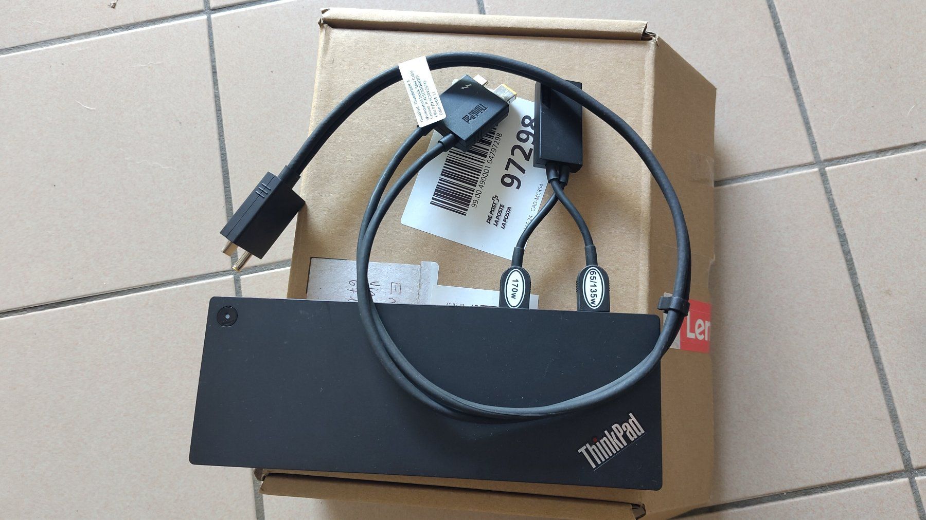 Lenovo Dockingstation: Lenovo ThinkPad Thunderbolt 3 Workstation Dock Gen 2 40AN – Gebraucht aus Malvaglia von enz_6cnm