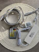 LED Streifen 3m, Set mit Netzteil und Fernbedienung NEU