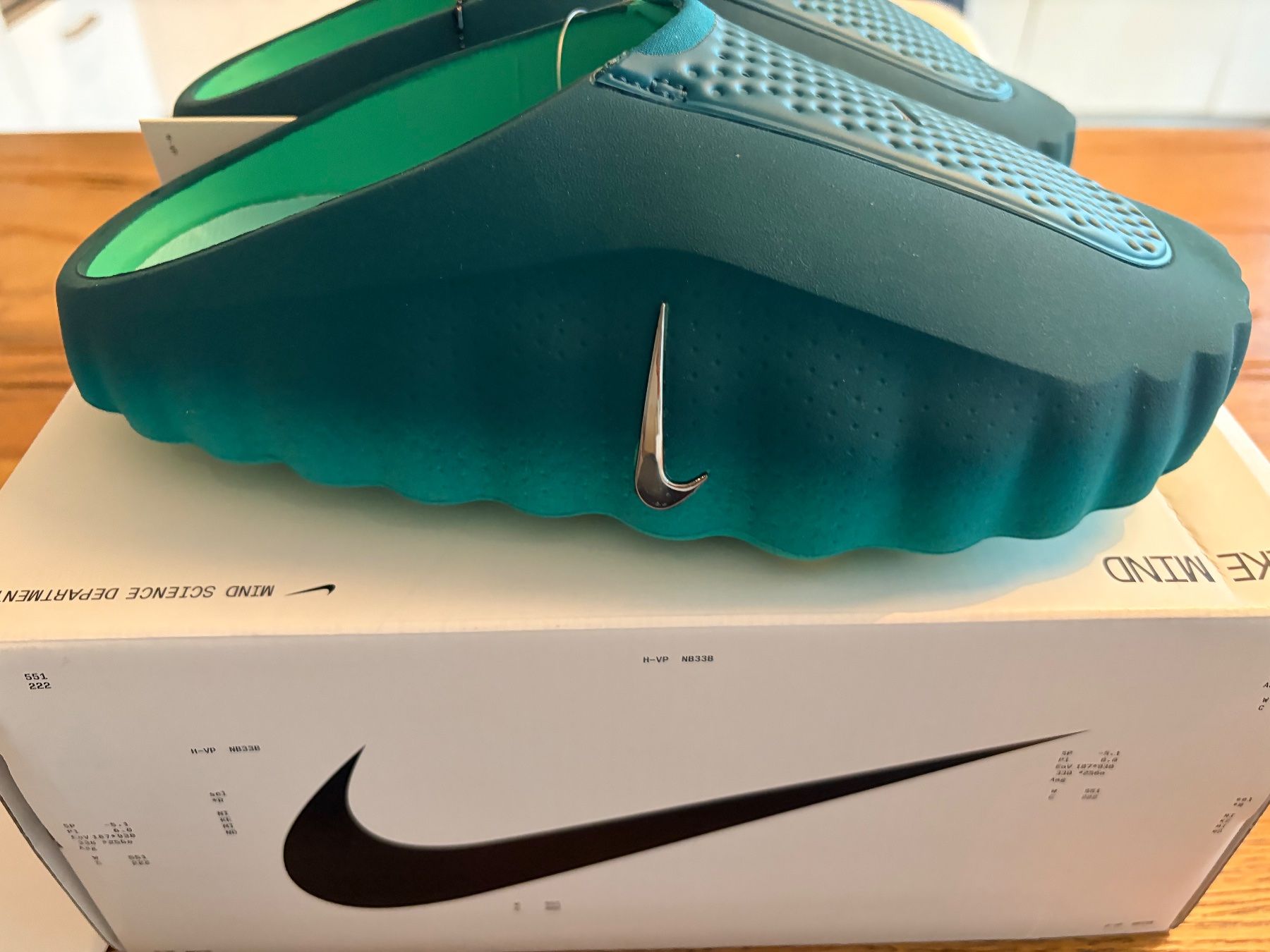 Scarpe da uomo: Nike Mind 001 Slide Geode Teal Light Menta / neu – Nuovo e nell'imballaggio originale da Meilen venduto da Rosegg 8