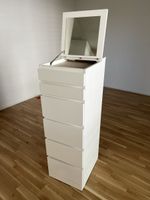 Kommode mit 6 Schubladen und Spiegel (Schminktisch)