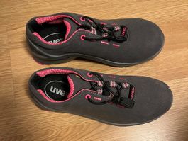 Uvex Arbeitsschuhe, Grau/Pink, Grösse 38 - Neu!