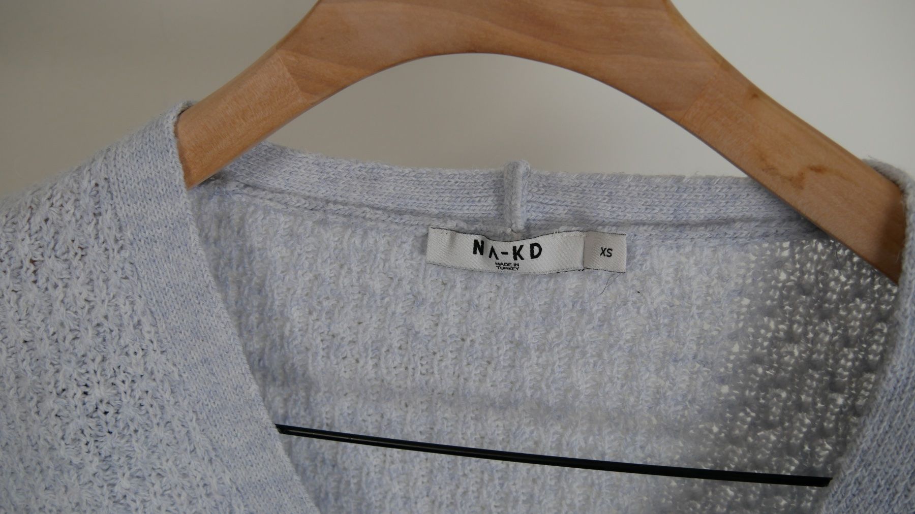 Na-kd Giacche: NAKD Strickjacke Weste Cardigan hellblau – Nuovo (secondo la descrizione) da Zürich venduto da julia_vina 1
