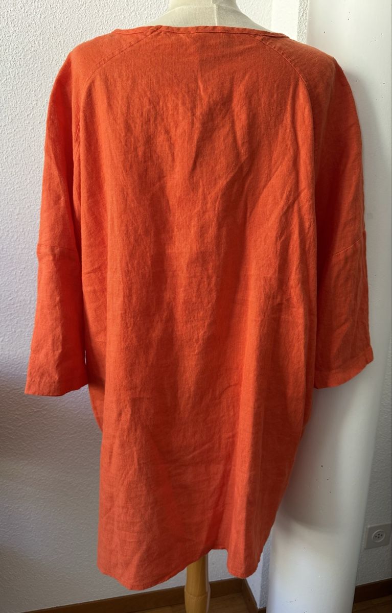 Luukaa Tuniken: LUUKAA Rust Orange Tunique 100% Lin Taille 40/42, SS2026 – Neu und originalverpackt aus Morges von sandy069 2
