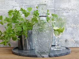 Karaffe mit Blumenmuster, 800 ml, Chic Antique