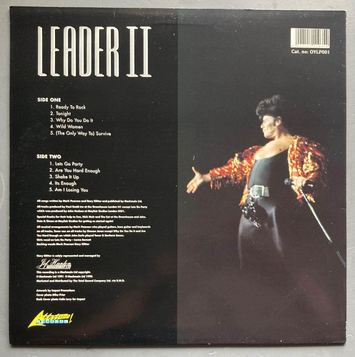 Dischi in vinile: GARY GLITTER - LEADER II – Usato da Poliez-Pittet venduto da Newtown-Records 1