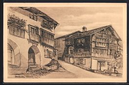 Werdenberg bei Buchs, Strassenpartie mit