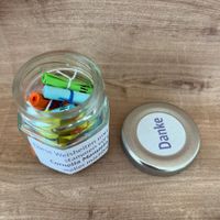 Miniglas mit 20 Weisheiten und Sprüchen aus eigener Feder