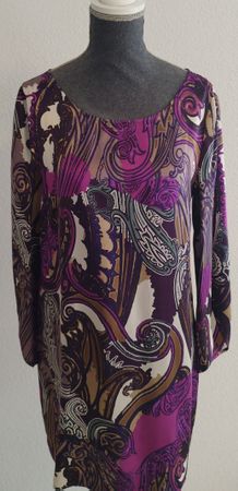 Elegantes Seidenkleid von Jones, Grösse 36