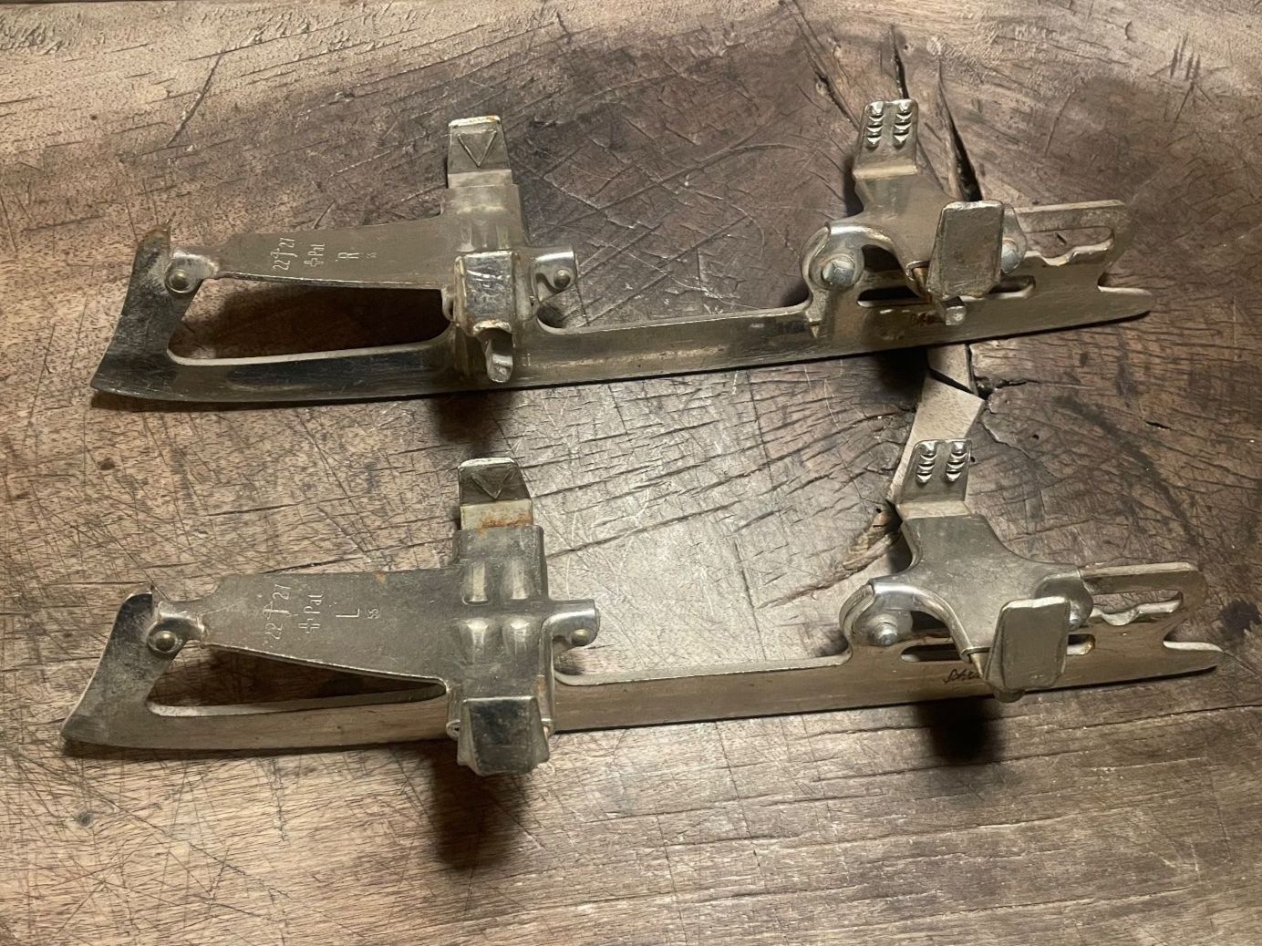 Pattini da ghiaccio: Vintage Schlittschuh, "Schraubendampfer", Schraner – Usato da Zuoz venduto da ViRuFu 2