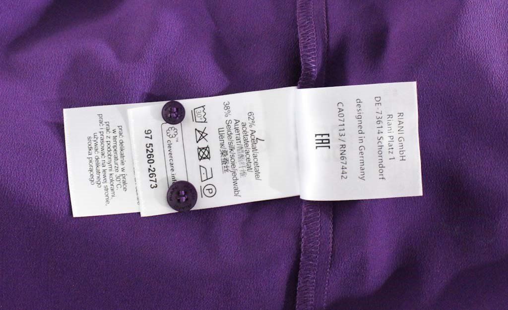Riani Camicette: RIANI Hemdbluse mit Seide Gr. 46 – Usato da Belp venduto da caramel-secondhand 7