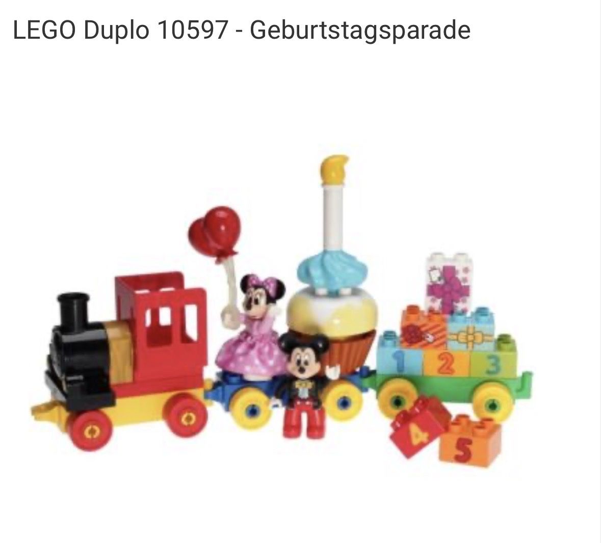 Lego Giocattoli: LEGO DUPLO Mickey Geburtstagsparade 10597 – Usato da Emmenbrücke venduto da taigi01 1