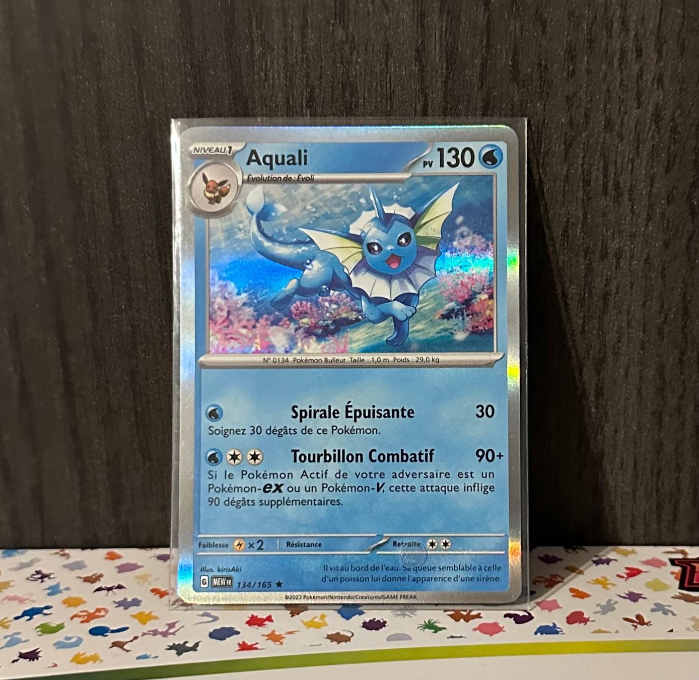 Pokémon Carte collezionabili: Pokémon 151 FR Aquali Holo – Usato da Grand-Lancy venduto da Mario64