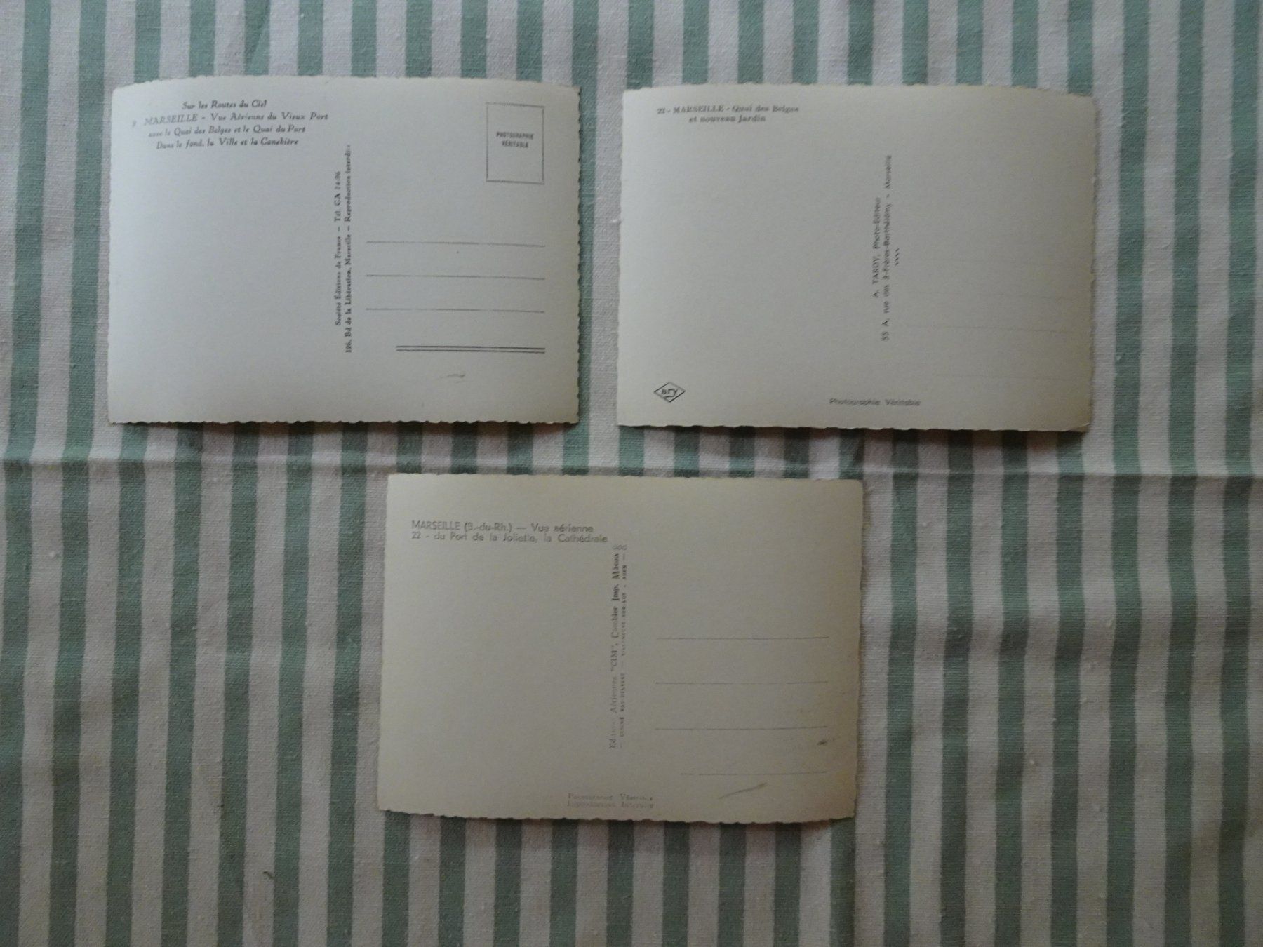 Cartoline postali: 3 Stk. Ansichtskarten Marseille um 1950 - M131 – Usato da Küssnacht am Rigi venduto da Kleinpreis-Shop 1