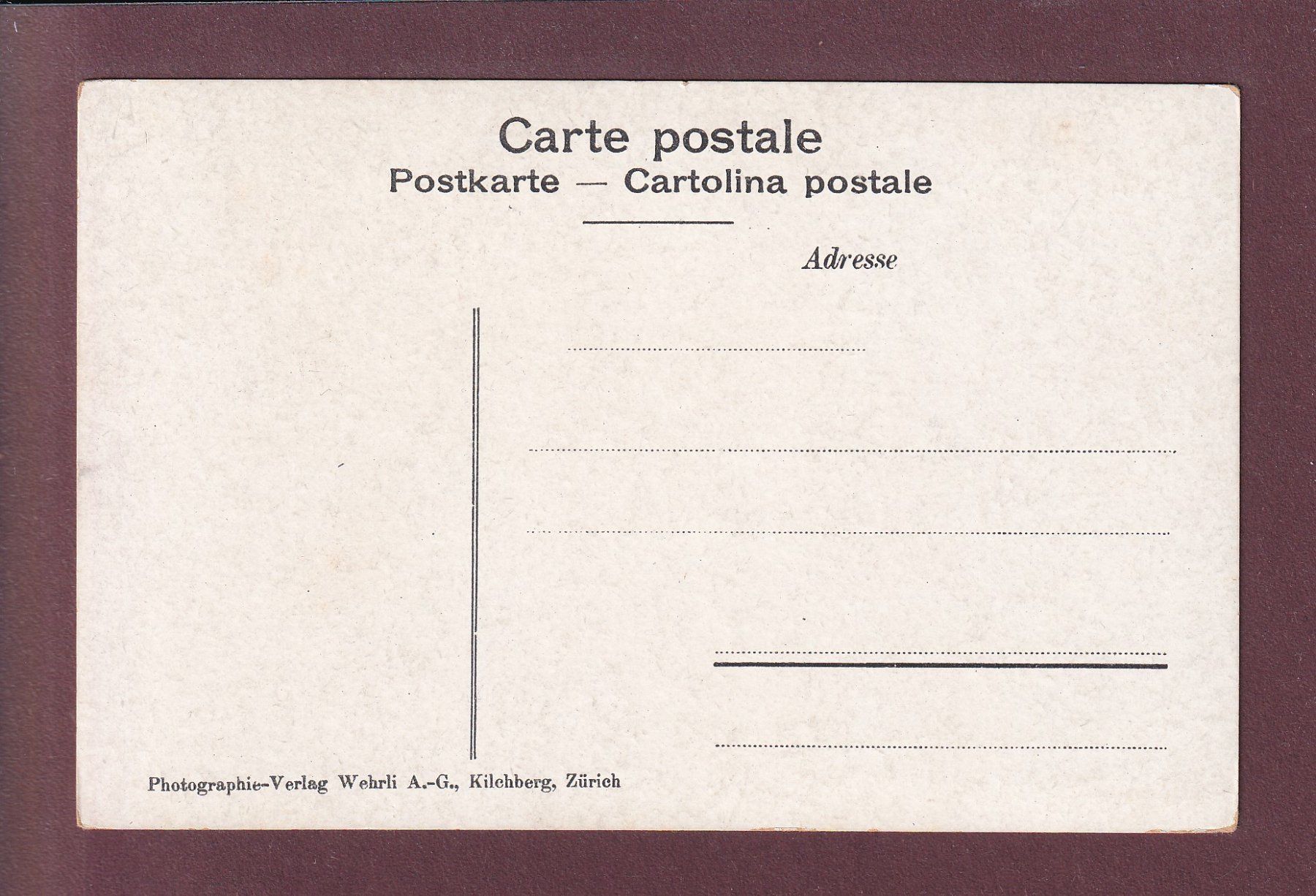 Ansichtskarten: GANDRIA - Un viccolo – Gebraucht aus Pully von nicecards 1