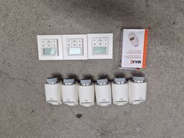 MAX! EQ-3 Thermostate Set 3 Stk. + 6 Stk. Heizkörpersteller