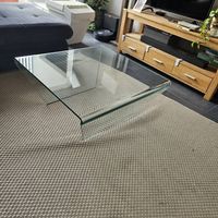 Table basse en verre Pfister