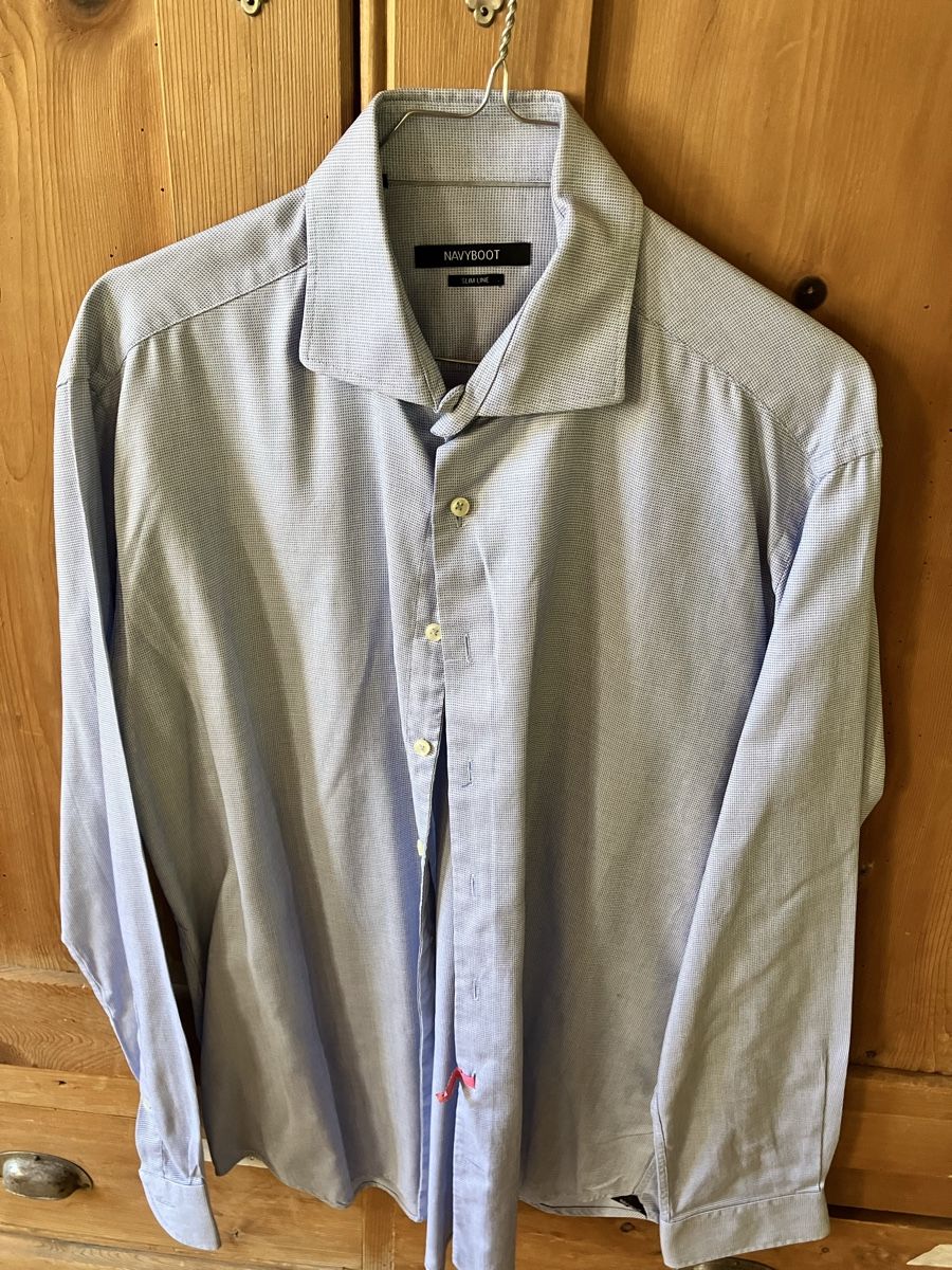 Navyboot Camicie: Hemd NAVYBOOT Slim Line Grösse 41 hellblau – Usato da Sargans venduto da Weathen