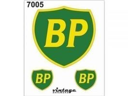BP Vintage Aufkleber Sticker 3teilig (Art. 7005)