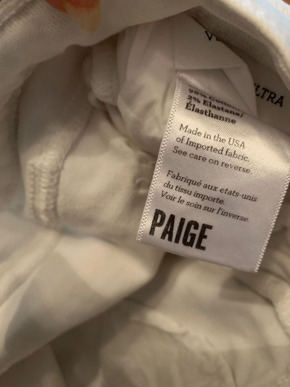 Jeans: Joli jeans blanc t. xs – Usato da MEYRIN venduto da Gwendo10 3