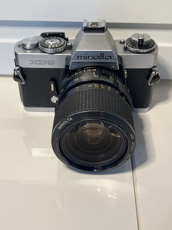 Argentique Minolta XD-11 et objectif rokkor