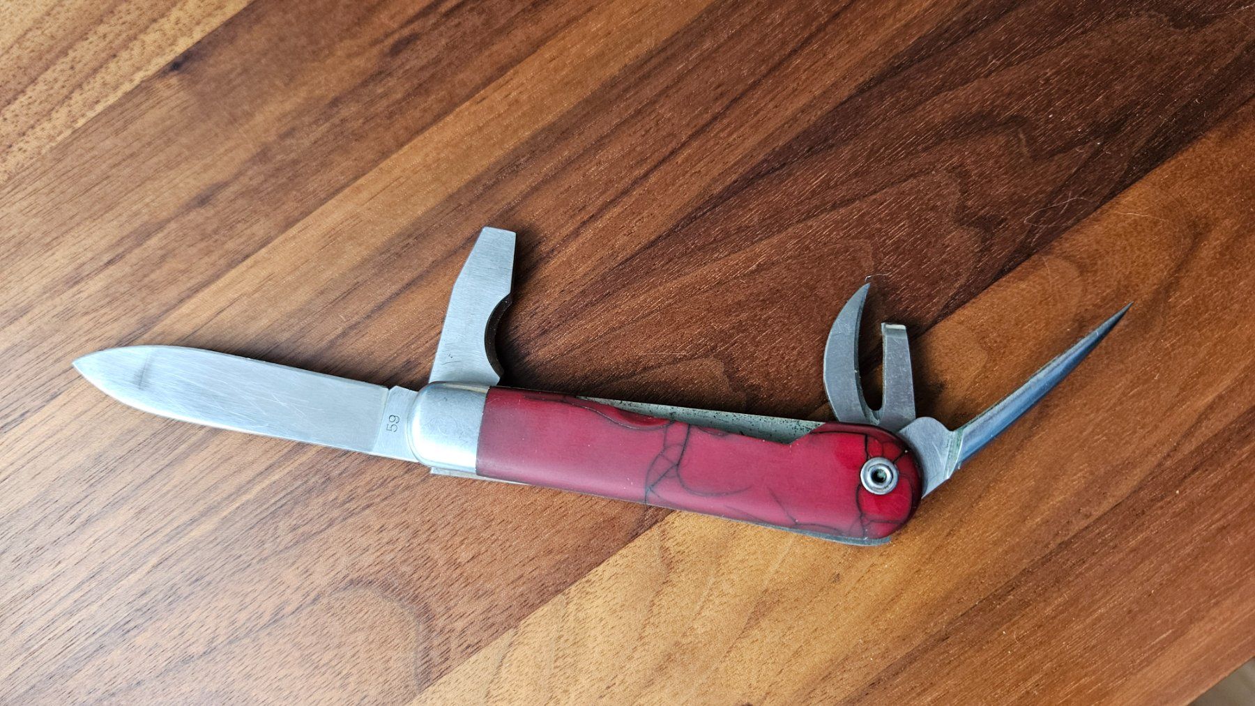 Wenger Coltelli tascabile: Schönes Wenger-Sackmesser Jg.59 – Usato da Untervaz venduto da FullFlap777 3
