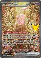 Carte Pokemon MEW 152/128 EX Full Art FA 30ans 30C FR MINT