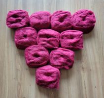 100% Baby Alpaka Wolle, super weich 500g, Farbe: Rot, Neu!