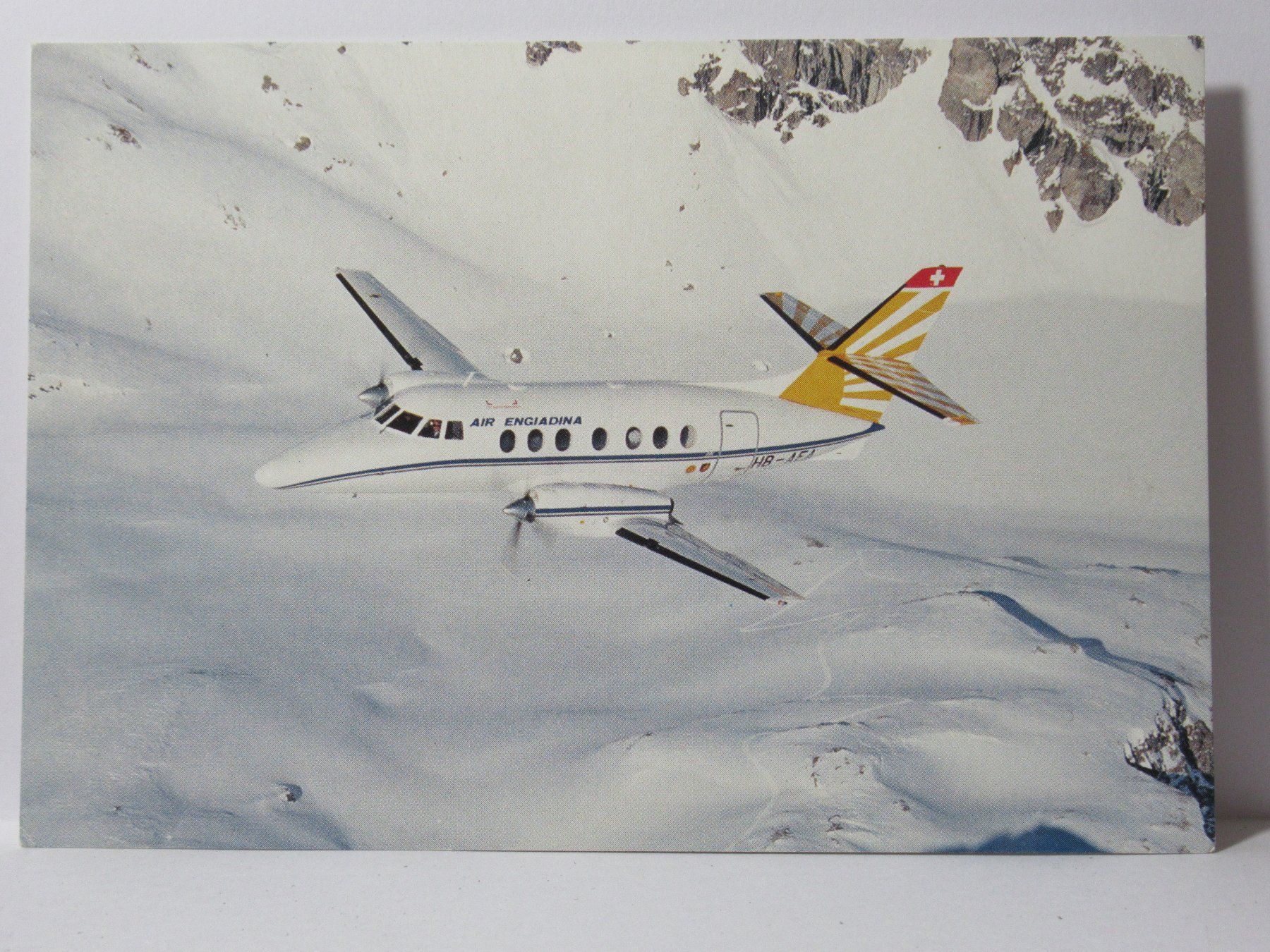 Ansichtskarten: Flugzeug AIR  ENGIADINA – Neu (gemäss Beschreibung) aus Grenchen von Bluemchen1900