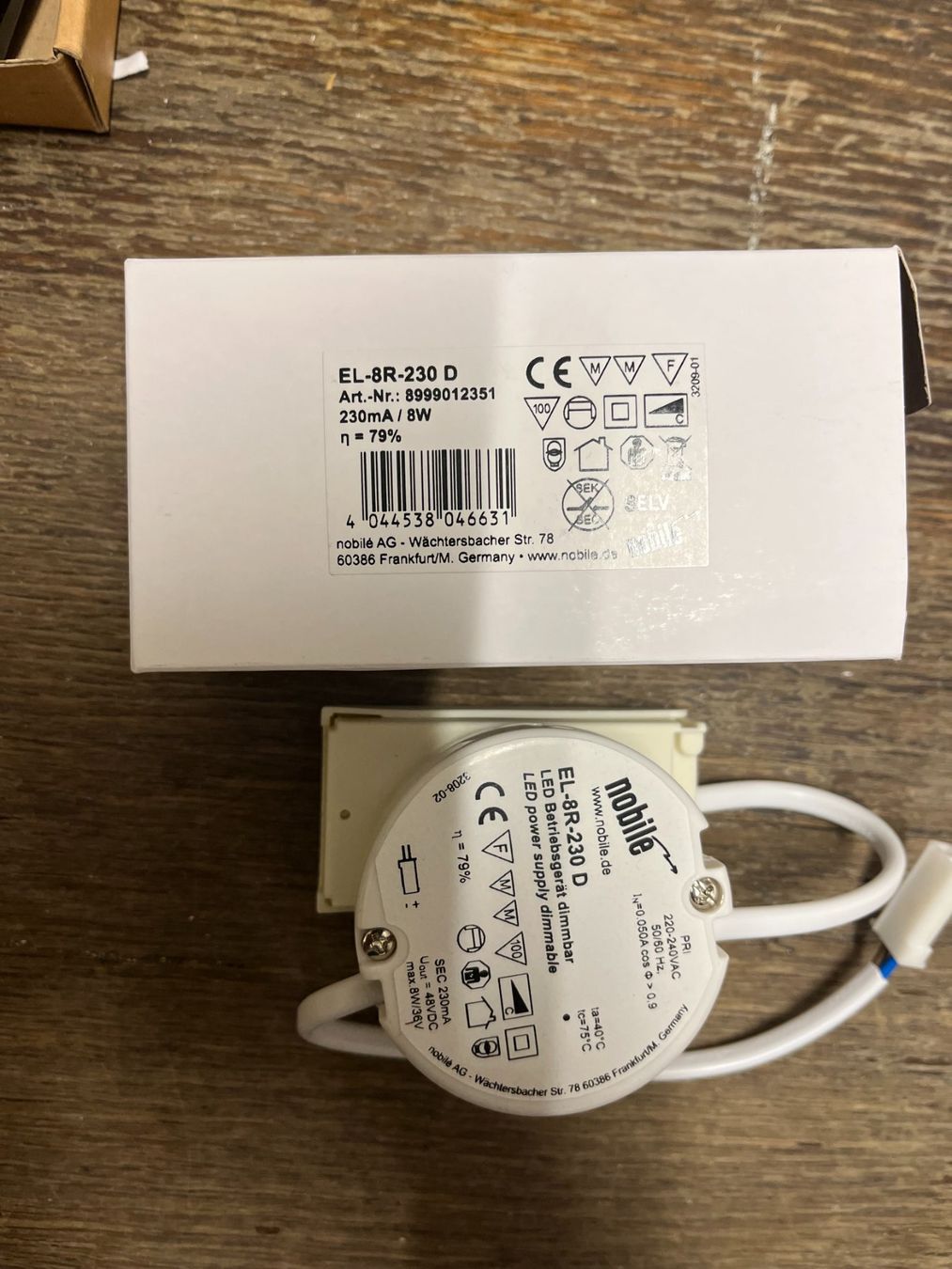 Componenti elettronici: LED Betriebsgerät dimmbar TKL – Nuovo e nell'imballaggio originale da Dintikon venduto da Redgar58