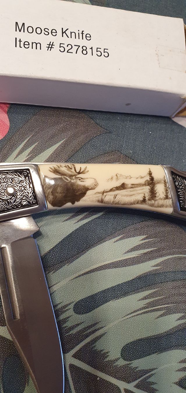 Couteaux de poche: Couteau de collection Moose Knife. Renne, Élan – Neuf (Voir description) à Aven par stphane1577 1
