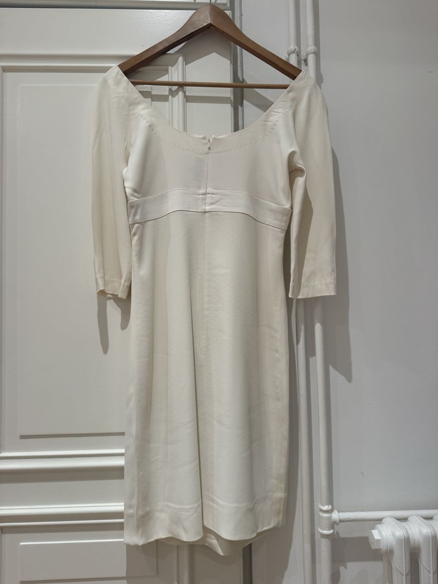 La Perla Vestiti: White Knee Length Dress – Usato da Genève venduto da din_8xv2 2