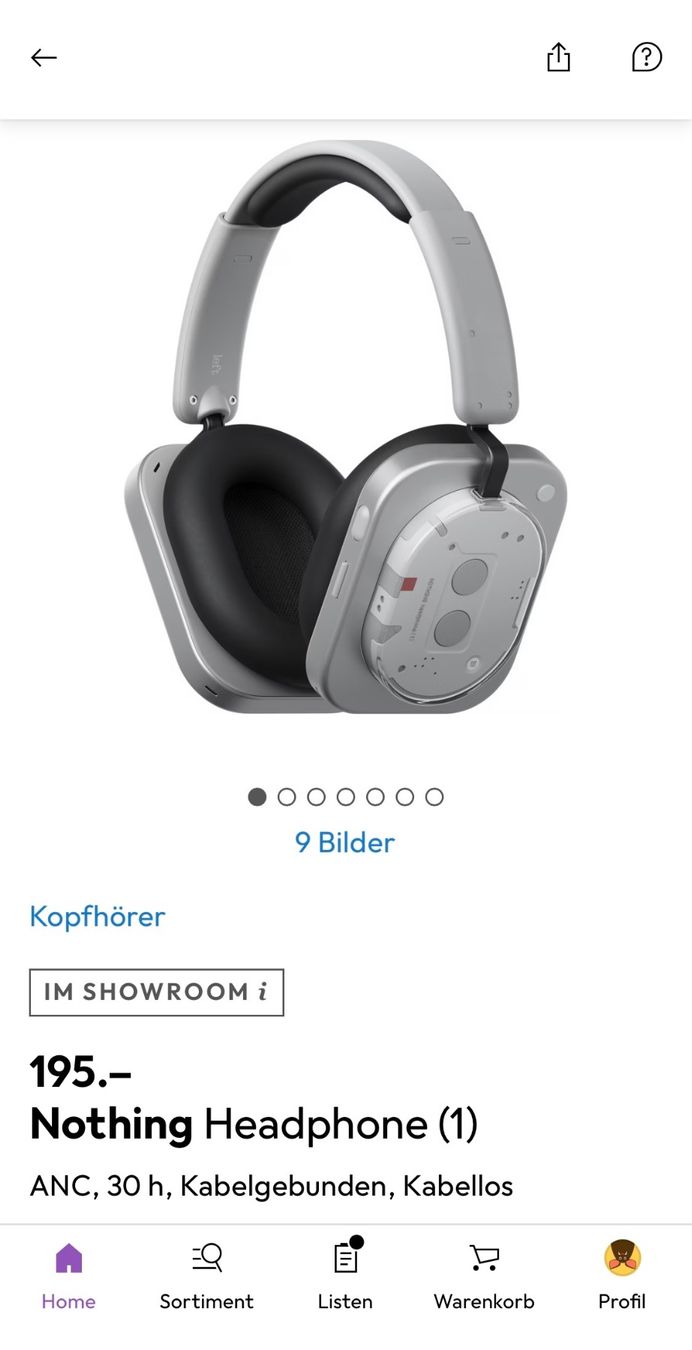 Nothing Casques audio: Nothing Headphone (1) – Neuf avec emballage d'origine à Luzern par val_fdt2 3