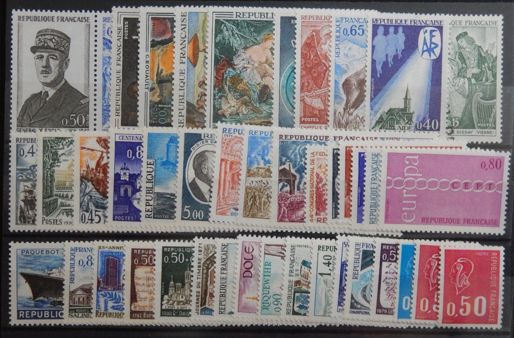 Tous les timbres: Frankreich Lot mit Postfrischen Marken – D'occasion à Zürich par Muehlekauf