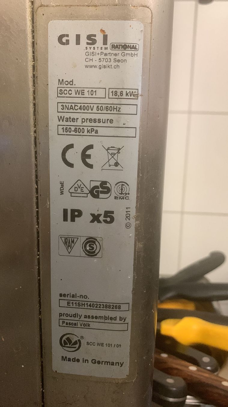 Rational Forni: Rational SCC WE 101 – Usato da Flumserberg Bergh venduto da jblsrx01 2