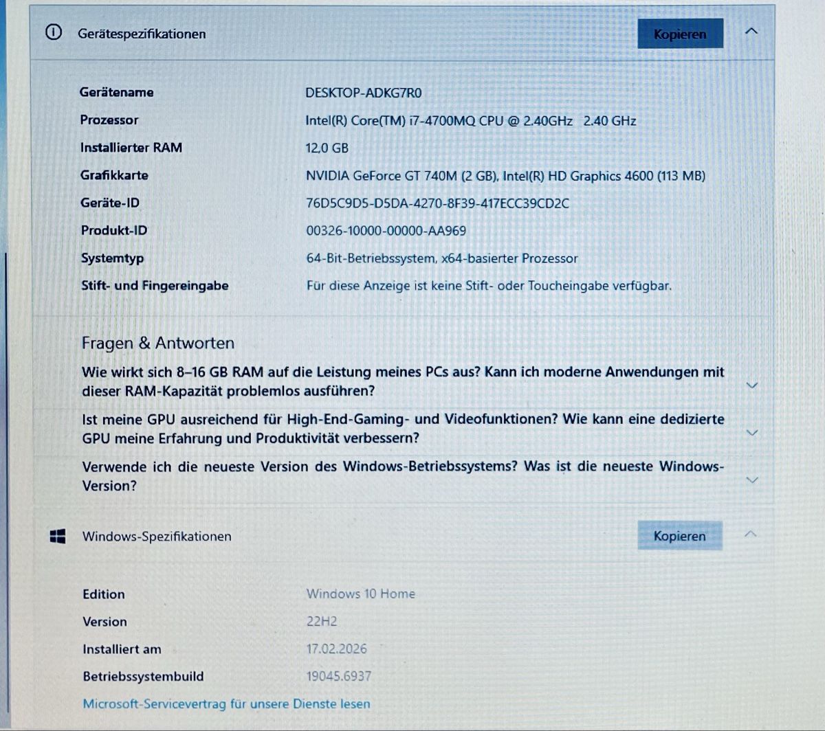 Hewlett Packard Notebook: HP ENVY Notebook 17“ – Usato da Rüfenacht BE venduto da Isbr 6