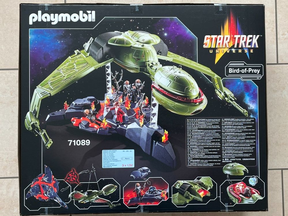 Star Trek Raumschiff Playmobil Bird-of-Prey Nr. 71089 NEU 2