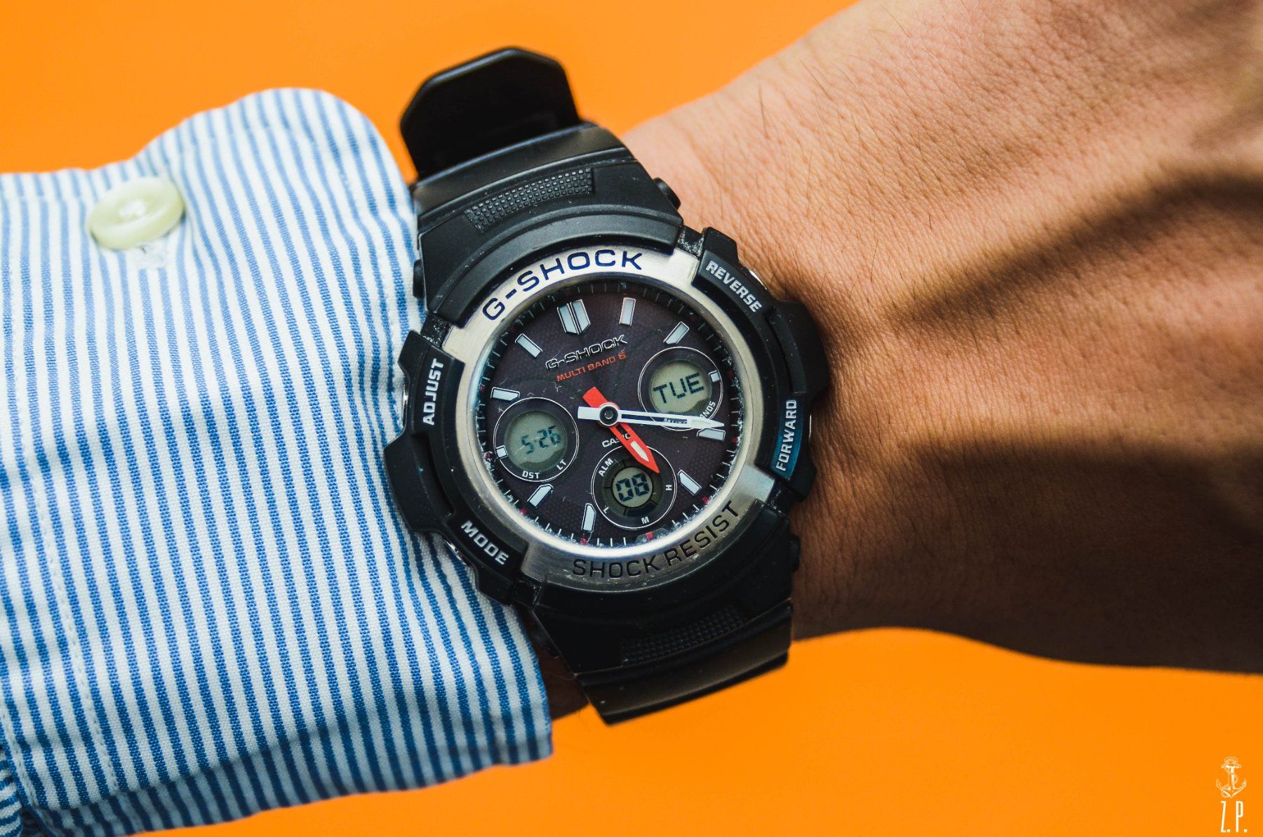Casio Orologi: Casio G-Shock AWG-M100 Touch Solar Multiband 6 Silver – Usato da Boswil venduto da ZPwatches 8