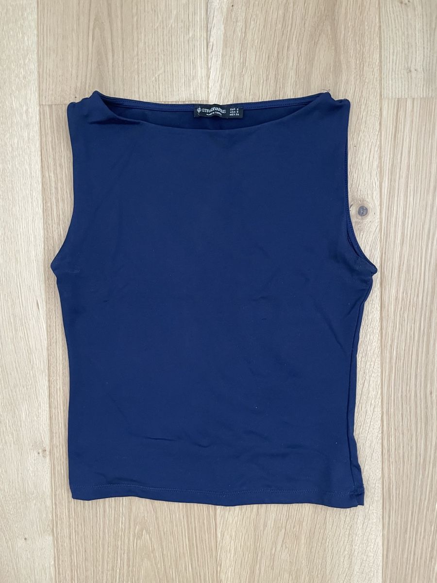 Stradivarius Top: Top von Stradivarius, dunkelblau – Usato da Untersiggenthal venduto da bla_55sl