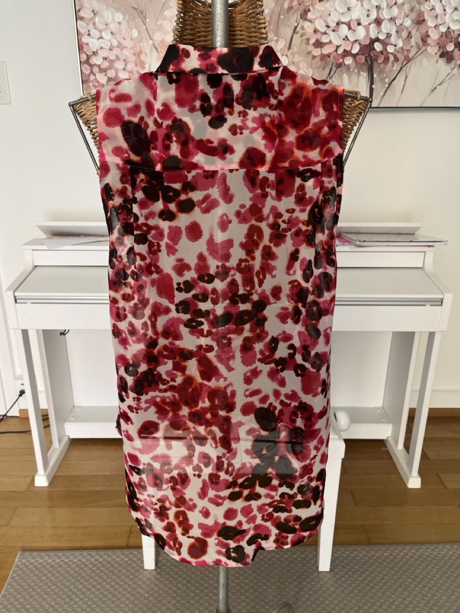 H&M Camicette: H&M Bluse, leicht, Pink/weiss, 38/40 – Usato da Solothurn venduto da Bobesch08 4