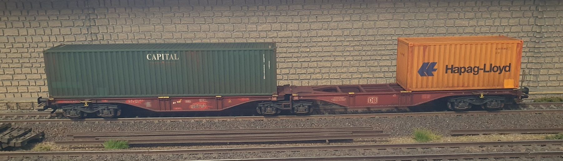Märklin Modellini di ferrovie: WAGON SGGRSS 80, DB, MARKLIN 47801, + PATINE – Usato da Loveresse venduto da FIFILOULOU