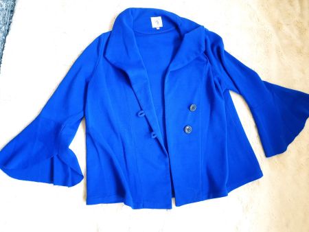 JACKE JACKET MANTEL OUIL PARIS 42 L 40 LONGJACKE TOP ZU BLUS