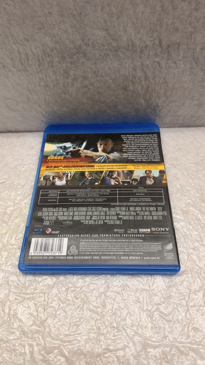 Tutti i DVDs: Dwayne Johnson - Faster - Blu-ray - Actionfilm – Usato da Rotkreuz venduto da perlengott 1