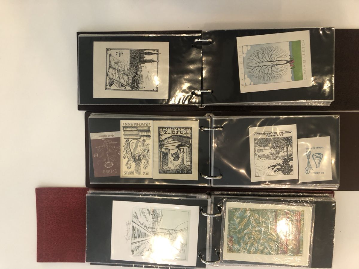 Poster & Bilder: Grosse Sammlung Ex-Libris in 3 Alben - viele limitierte ! – Gebraucht aus Lufingen von Rac0 9