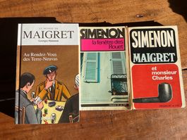 Lot 3 livres Maigret Simenon