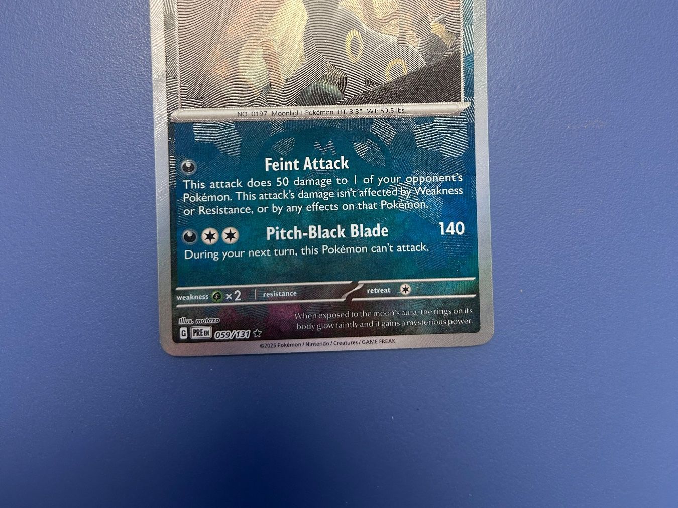 Pokémon Carte collezionabili: Pokémon Umbreon Masterball PRE 59/131 EN – Usato da Schlieren venduto da happymerchant64 3