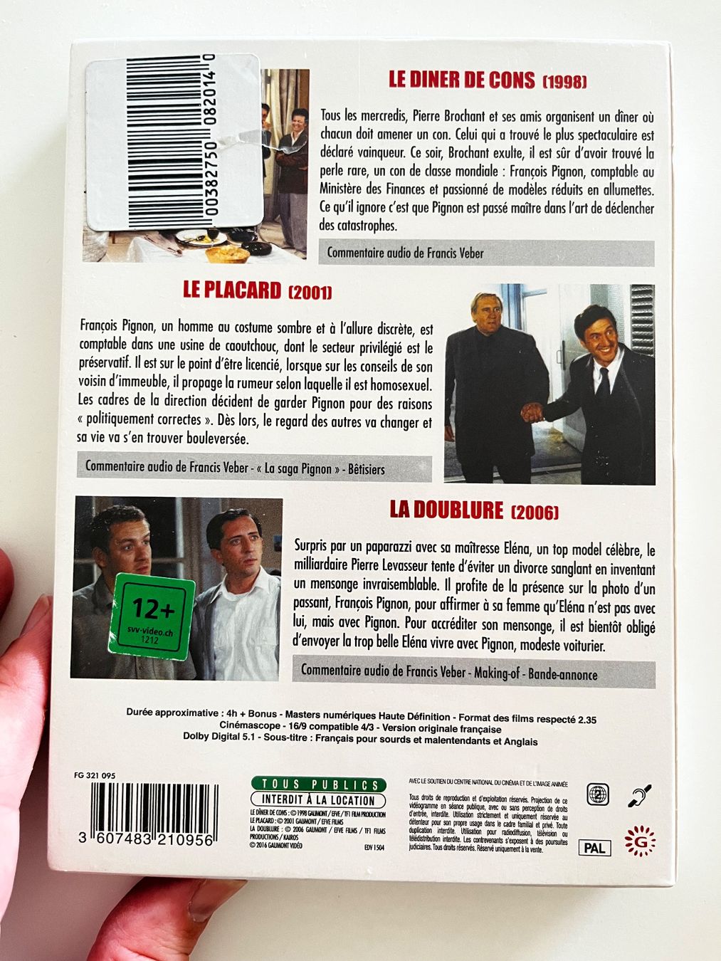 Tous les DVDs: Coffret Francis Veber 3 DVD comédies – Neuf (Voir description) à Veyrier par Deniro2 1