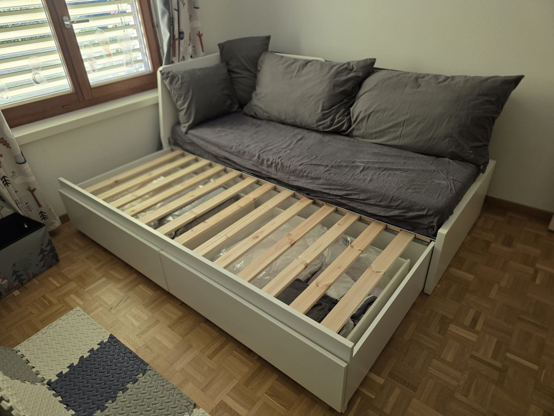 Ikea Letti: Ikea day bed Flekke with 2 mattresses – Nuovo (secondo la descrizione) da Dietikon venduto da sar_vsq9 4