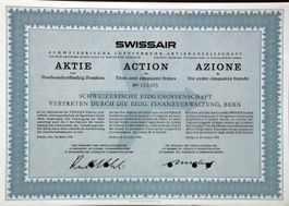 Swissair Schweiz. Luftverkehr-AG, Zürich - 1956 (2. Em.)