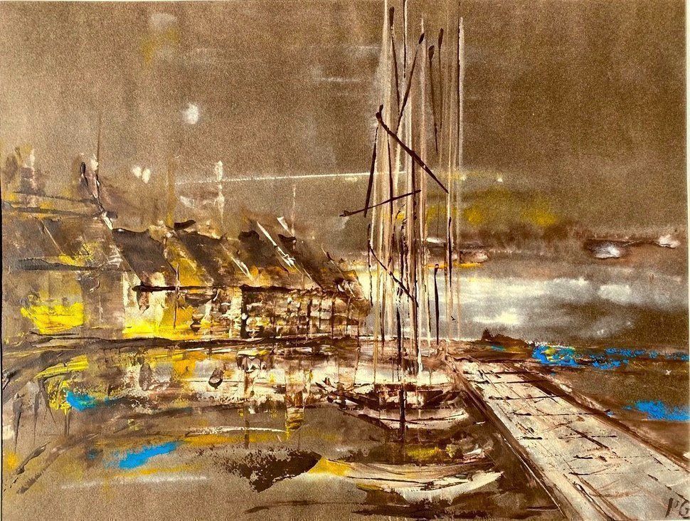 Gemälde: Philipp Gorday - St. Tropez Nr. 550 – Gebraucht aus Unterlunkhofen von Chrono69